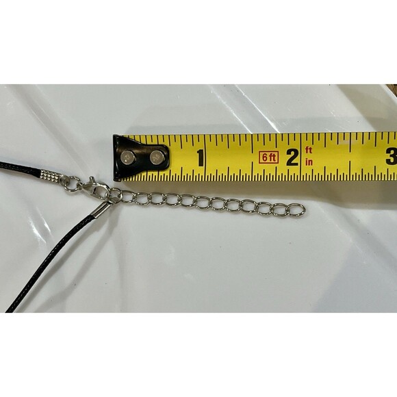 Vtg Best Filigree Victorian Goth Metal Cross Pendant Necklace 16in ~ 18in - Picture 5 of 6